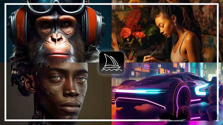 完整的Midjourney AI大型课程：AI绘图从初学者到精通-36节课-中英字幕,速发云资源网