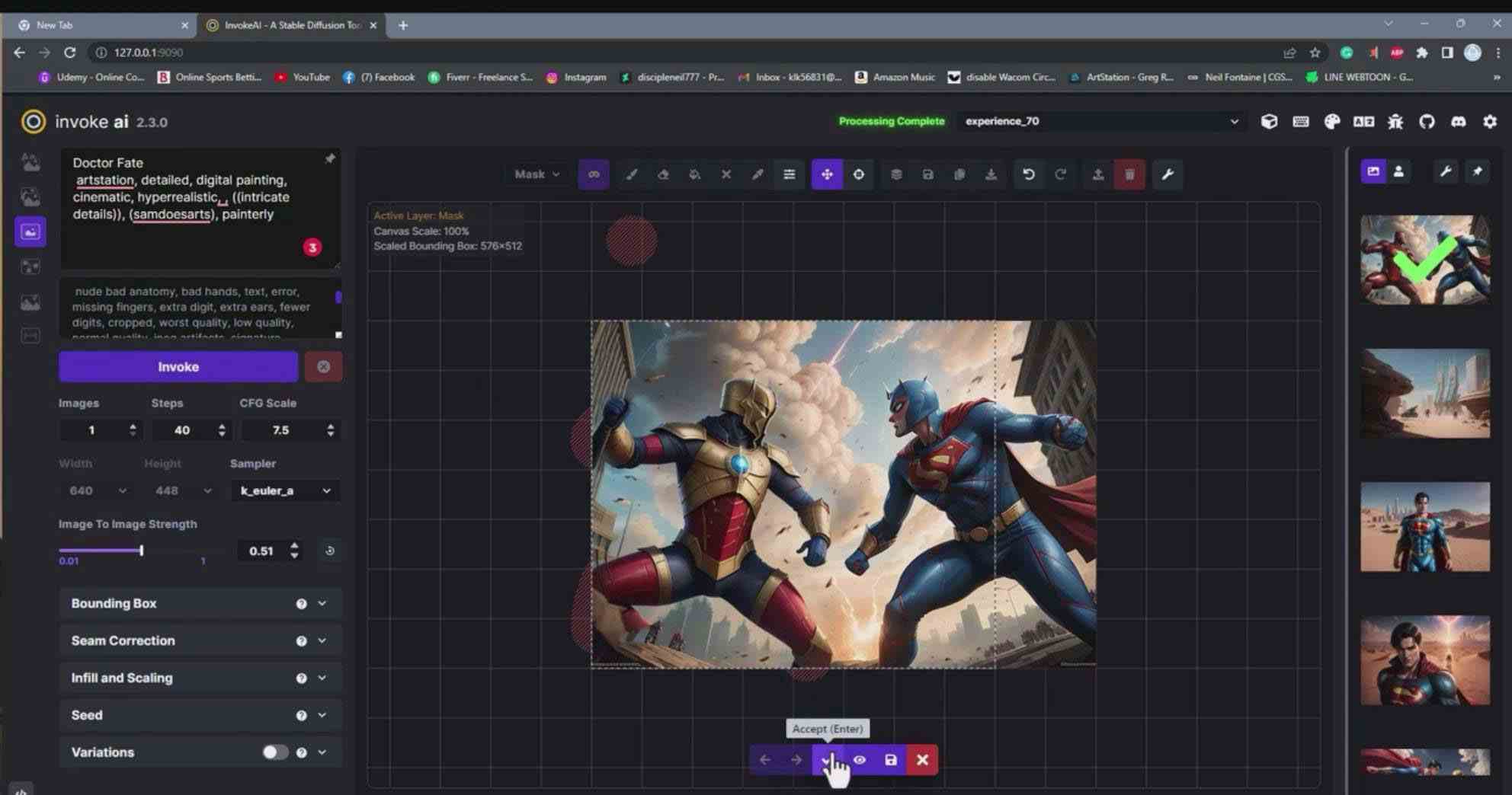 （9760期）Invoke AI 绘画教程-零基础创作可以销售的完美插图-49节-中英字幕,速发云资源网
