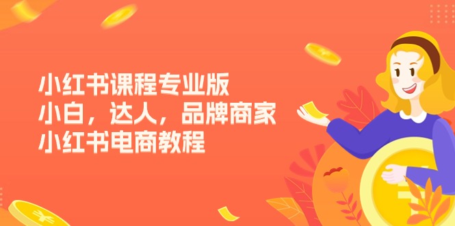 （11022期）小红书课程专业版，小白，达人，品牌商家，小红书电商教程（15节）,速发云资源网