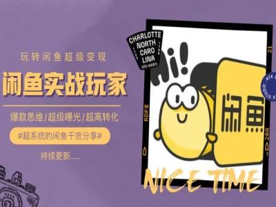 手把手教你0到1系统玩转闲鱼变现，爆款思维/超级曝光/超高转化,速发云资源网