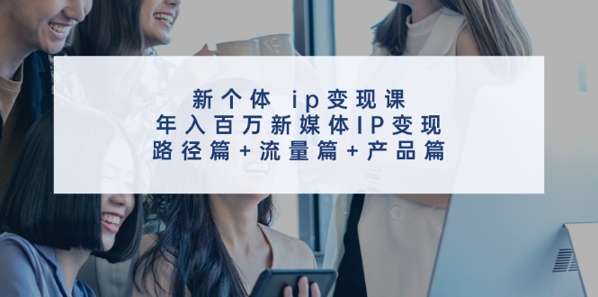 （11971期）新个体 ip变现课，年入百万新媒体IP变现，路径篇+流量篇+产品篇,速发云资源网