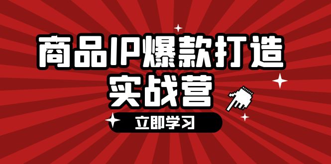(12136期)商品-IP爆款打造实战营【第四期】,手把手教你打造商品IP,爆款 不断,速发云资源网