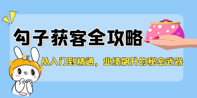 （12247期）从入门到精通，勾子获客全攻略，业绩飙升的秘密武器,速发云资源网