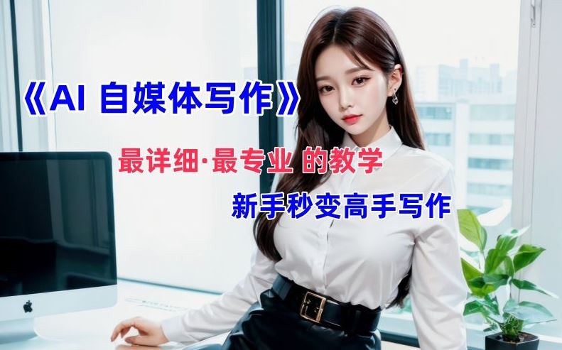 AI自媒体文章创作全网最详细教程，新手秒变写作高手，多方位发展,速发云资源网