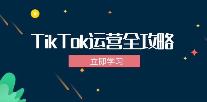 TikTok实战运营全攻略：从下载软件到变现，抖音海外版实操教程,速发云资源网