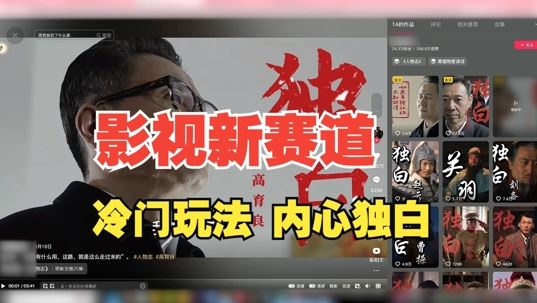 最新影视解说玩法，人物独白，30天涨粉24万+，全流程拆解【揭秘】,速发云资源网