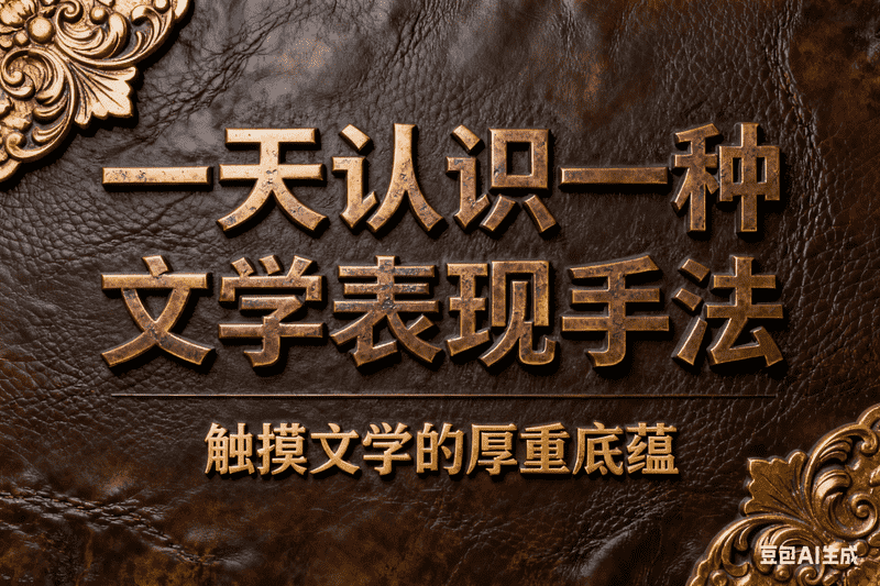 一天认识一种文学表现手法,速发云网创