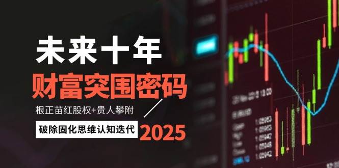 （14679期）未来十年财富突围密码：根正苗红股权+贵人攀附，破除固化思维认知迭代,速发云资源网