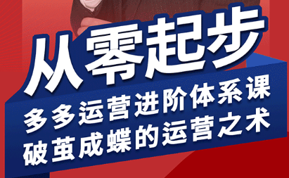 海神·拼多多运营进阶系统课(更新9月),速发云资源网
