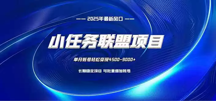 小任务联盟项目：一台电脑每天只需10分钟，轻松简单稳定,速发云资源网