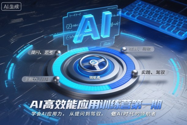 AI高效能应用训练营第一期，学会AI应用力，从提问到驾驭，做AI时代的领航者(更新),速发云资源网