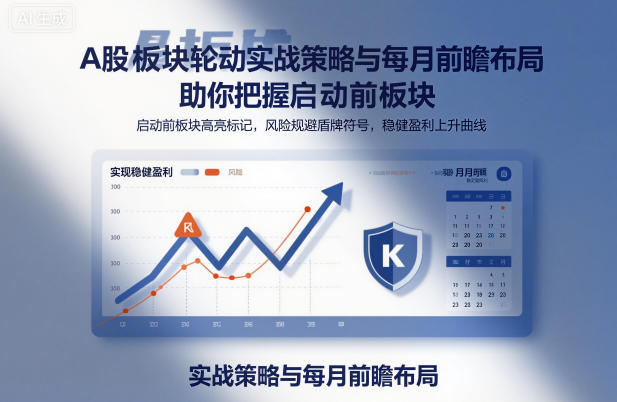 A股板块轮动实战策略与每月前瞻布局，助你把握启动前板块，规避风险，实现稳健盈利,速发云资源网