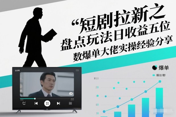 短剧拉新之盘点玩法日收益五位数爆单大佬实操经验分享,速发云资源网