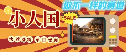 DeepSeek+绘图+视频制作小人国微观视频，小白轻轻松松上手，条条爆款，条条变现，单日就能收益,速发云资源网