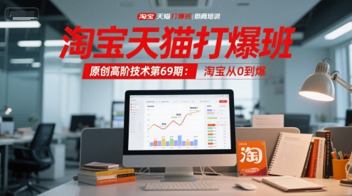 淘宝天猫打爆班原创高阶技术第69期：淘宝从0到爆,速发云资源网