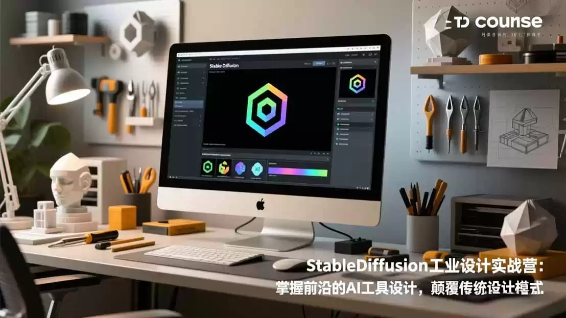 StableDiffusion工业设计实战营：掌握前沿的AI工具设计，颠覆传统设计模式,速发云资源网