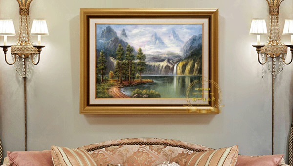 餐厅墙面挂风景油画风水好不好,速发云资源网