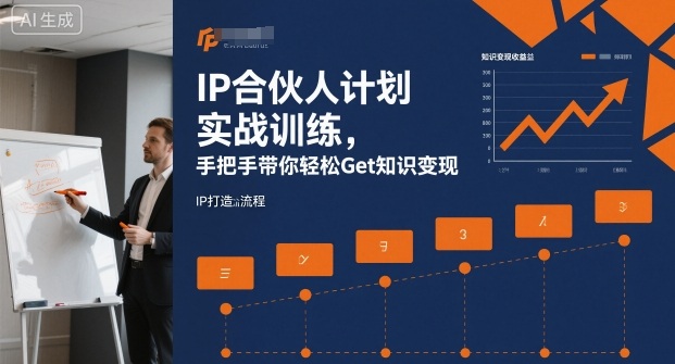IP合伙人计划实战训练，手把手带你轻松Get知识变现,速发云资源网