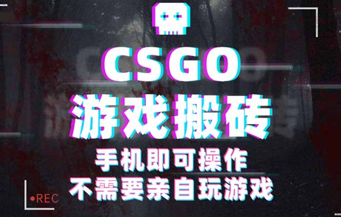 CSGO游戏挂机捡漏，单日扫货500+，年底小高峰上车可吃肉，手机即可操作…,速发云资源网