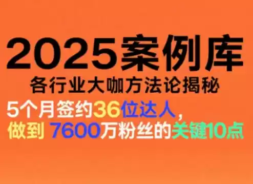 2025案例库，收录各行业大咖的方法论，各行业大咖方法论揭秘,速发云资源网