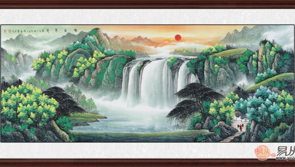 办公室挂山水画风水好吗,速发云资源网