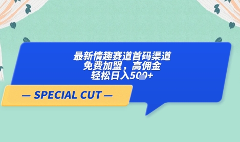 【轻云】最新情趣赛道首码渠道，免费加盟，高佣金，轻松日入5张+,速发云资源网
