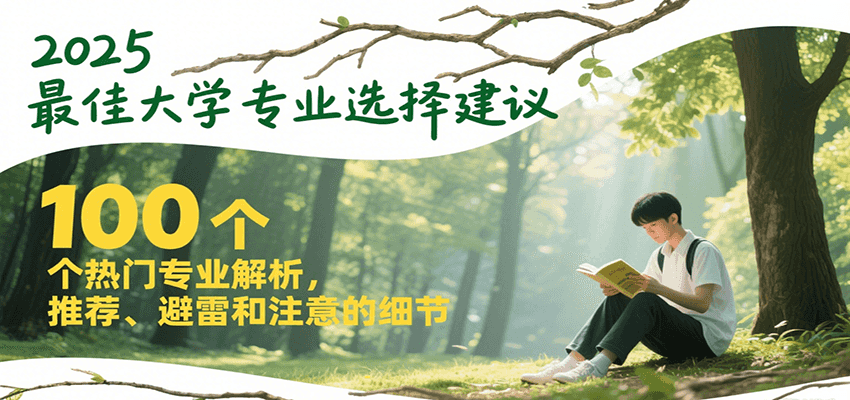 2025最佳大学专业选择建议，100个热门专业解析，推荐、避雷和注意的细节,速发云资源网