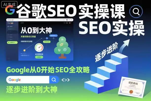 谷歌SEO实操课，Google从0开始SEO全攻略，逐步进阶到大神,速发云资源网