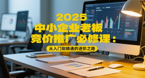 2025中小企业老板竞价推广必修课：从入门到精通的进阶之路,速发云资源网