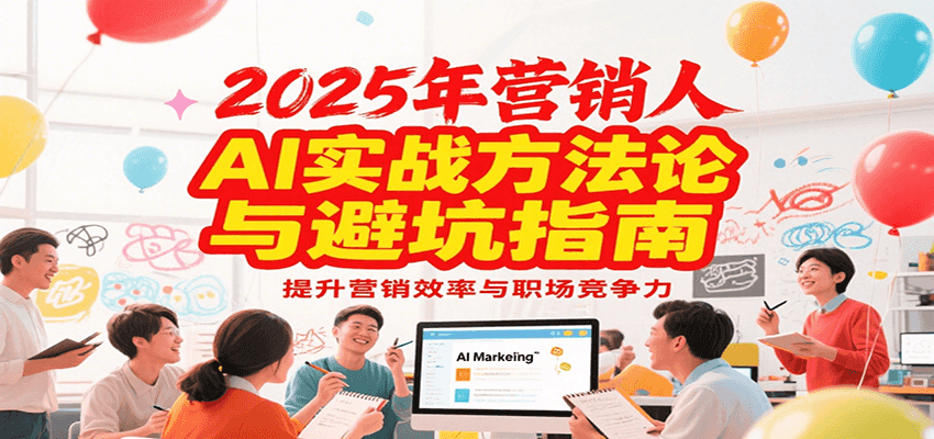 2025年营销实战方法论与避坑指南，利用AI提升营销效率与职场竞争力,速发云资源网
