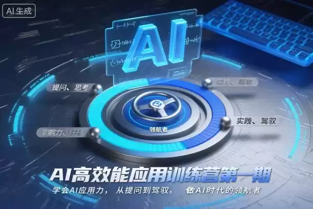 AI高效能应用训练营第一期，学会AI应用力，从提问到驾驭，做AI时代的领航者,速发云资源网