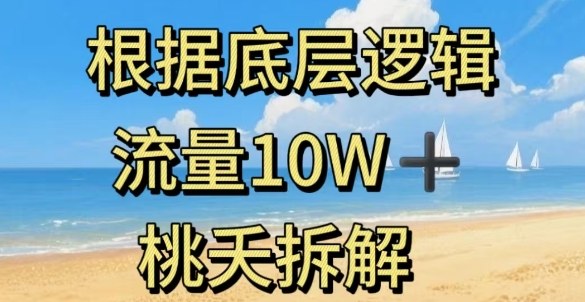 据底层逻辑，流量10W+，以安全知识科普为例,速发云资源网