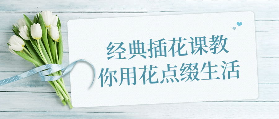 经典插花课教你用花点缀生活,速发云资源网