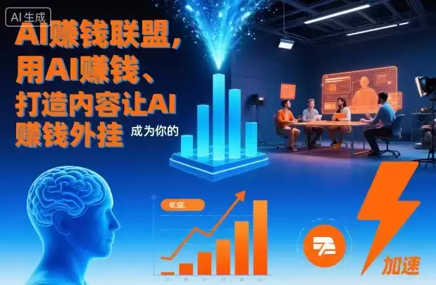 AI賺钱联盟，用AI賺钱、打造内容让AI成为你的賺钱外挂,速发云资源网