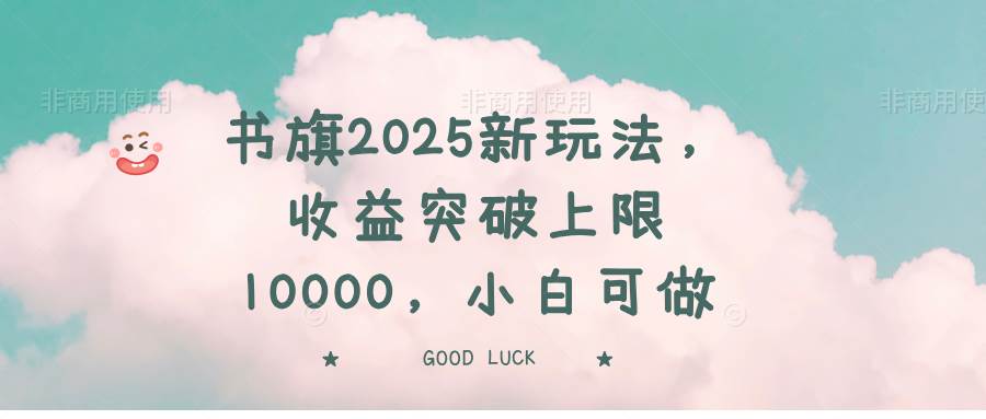 （14519期）书旗2025新玩法，收益突破上限10000，小白可做,速发云资源网