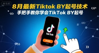 8月最新Tiktok搬运起号技术，手把手教你学会TikTok搬运起号,速发云资源网