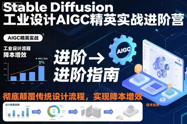 Stable Diffusion工业设计AIGC精英实战进阶营，彻底颠覆传统设计流程，实现降本增效,速发云资源网