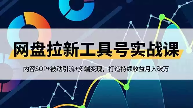 网盘拉新工具号实战课，内容SOP+被动引流+多端变现，打造持续收益月入破万,速发云资源网