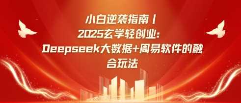 小白逆袭指南，2025玄学轻创业：Deepseek大数据+周易算法的融合玩法,速发云资源网