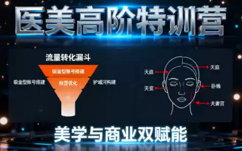 0-1000万医美高阶特训营课程,速发云资源网
