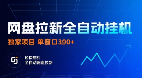 网盘拉新全自动挂G，独家技术，操作简单，自动完成拉新任务，单窗口3张【揭秘】,速发云资源网