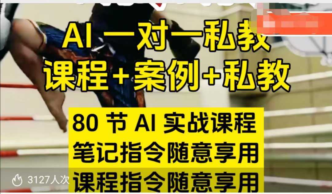 AI指令实战课，课程+案例，80节AI实战课程，笔记指令随意享用，课程指令随意享用,速发云资源网