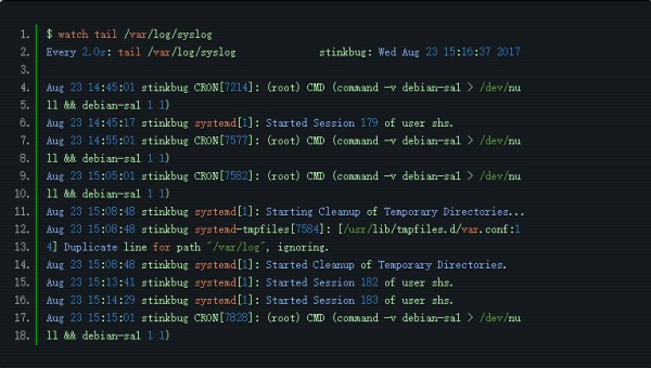 linux命令怎么用tail