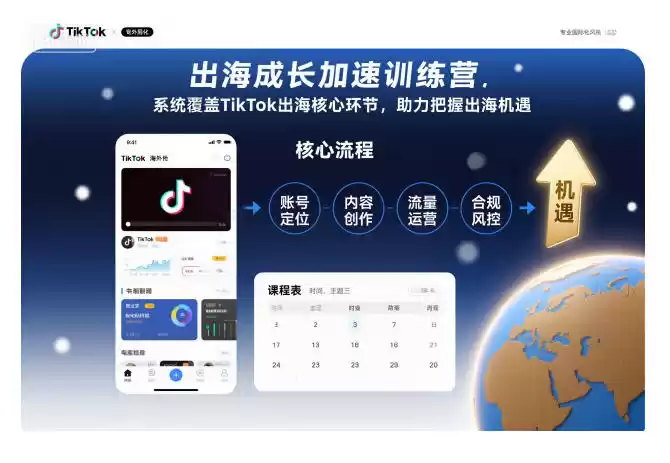 出海成长加速训练营，系统覆盖TikTok出海核心环节，助力把握出海机遇(更新),速发云资源网