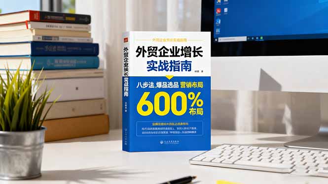 外贸企业增长实战指南，八步法、爆品选品、营销布局，业绩增长300%,速发云资源网