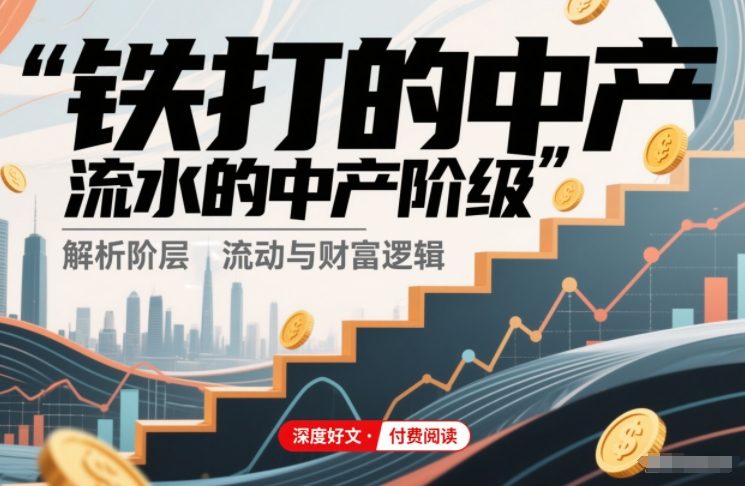 付费文章：铁打的中产，流水的中产阶级,速发云资源网