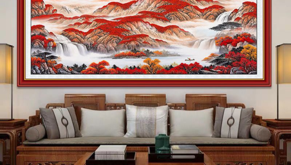 客厅沙发背后挂装饰画风水好吗,速发云资源网