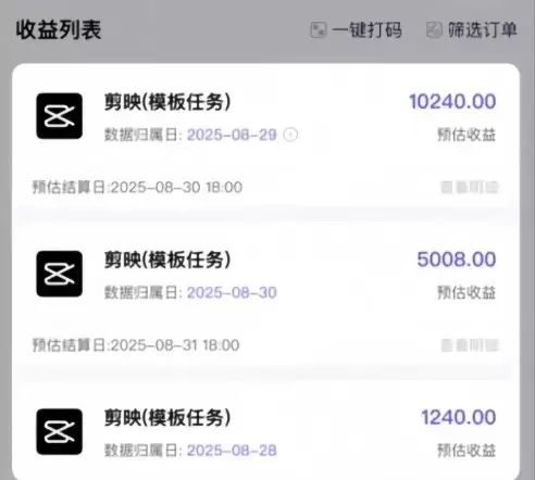 剪映模板拉新项目，操作简单，人人可做，转化高，8米一单，一天收益1k+