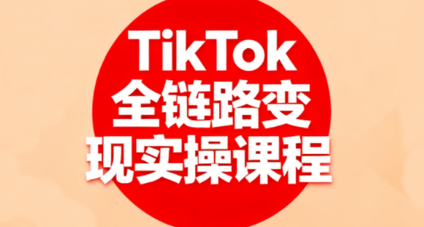小杨老师·TikTok全链路变现实操课程,速发云资源网
