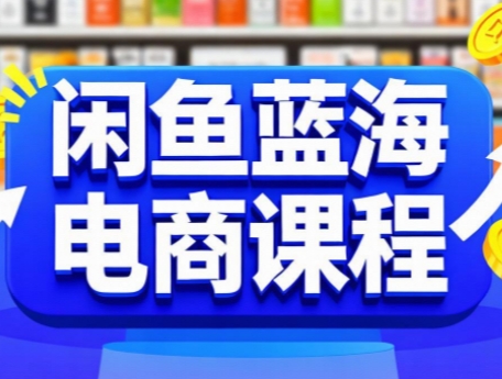 闲鱼蓝海电商课程,速发云资源网